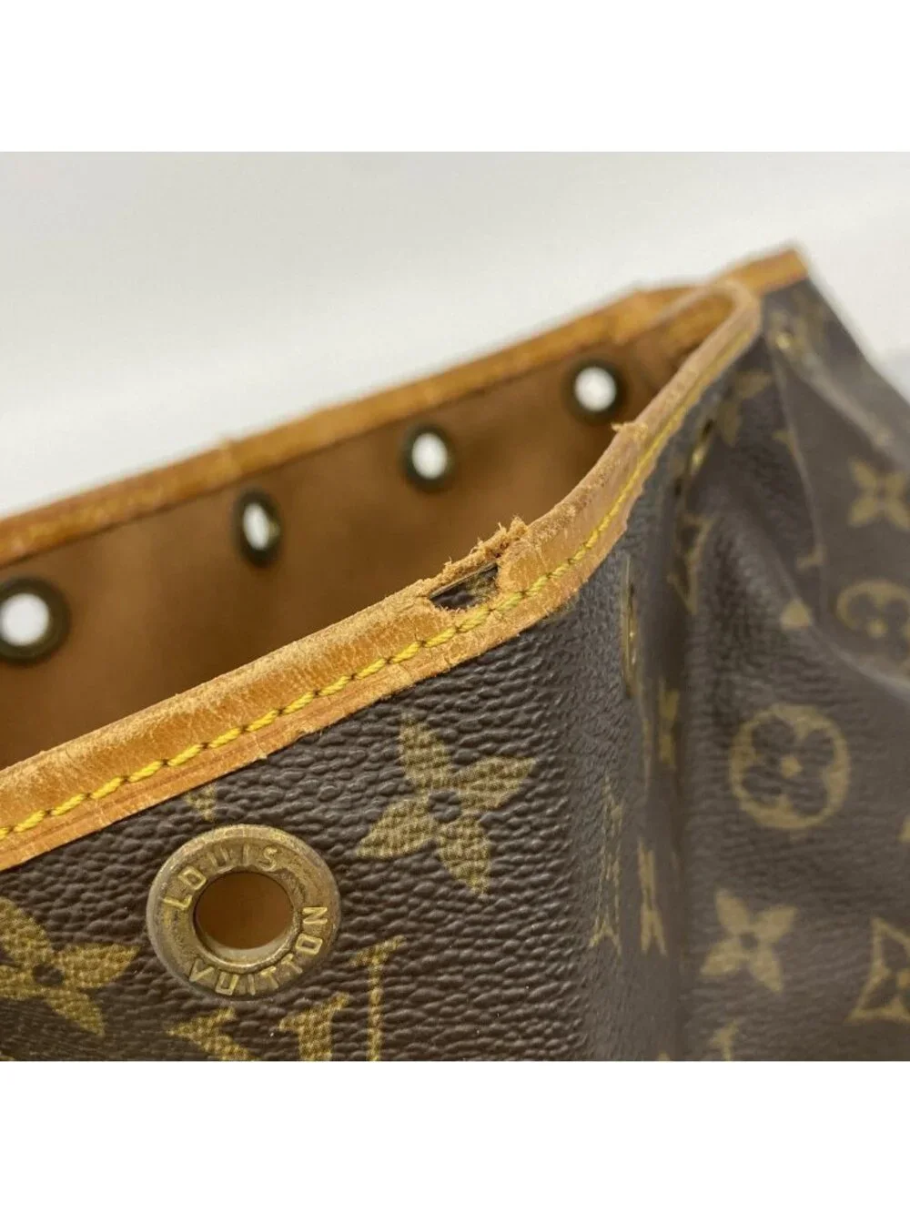 Louis Vuitton Shoulder Bag Monogram Petit Noe Brown